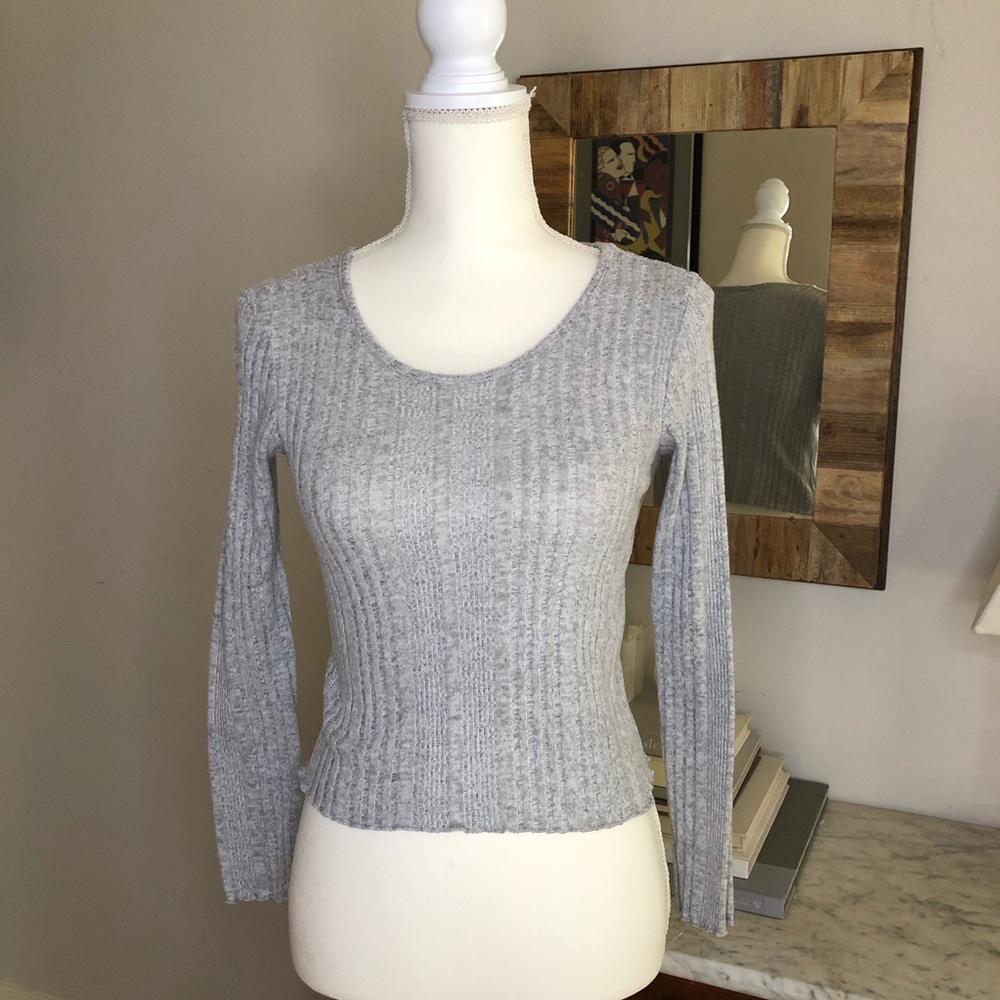 White Fawn Cable Baby Tee
